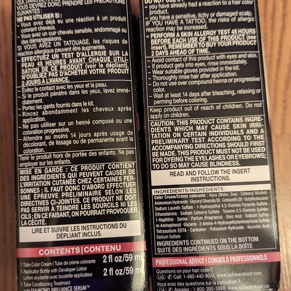 NIB Schwarzkopf Color Ultime Hair Color,4.33 Ultra Deep Violet, 1 Application - Picture 2 of 14